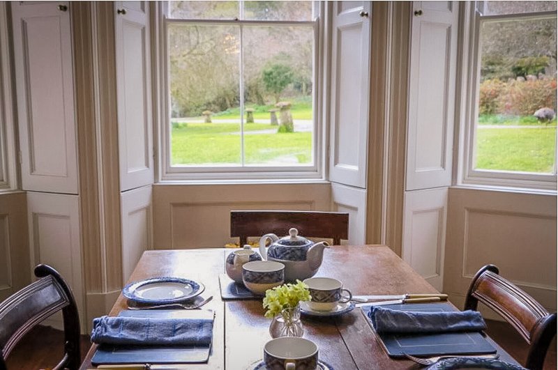 Kitchen with beautiful views of the countryside