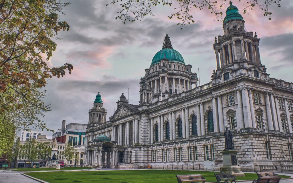 Image of Belfast city hall, a top sight on a day trip from Dublin.