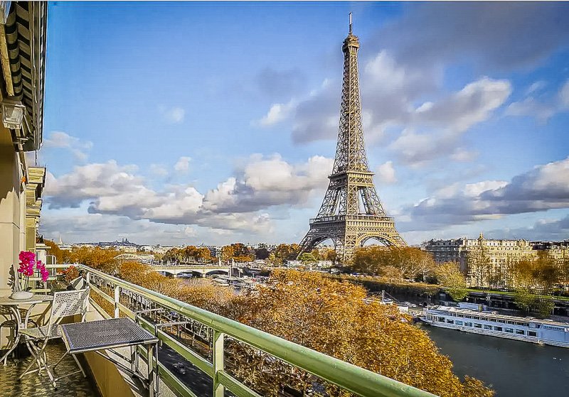 One of the coolest penthouse stays in Paris